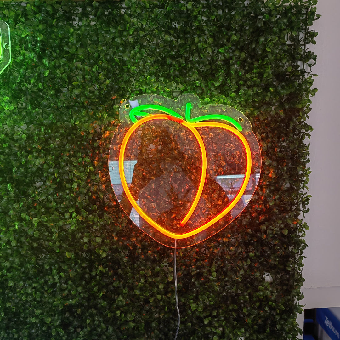 Peach Neon Sign