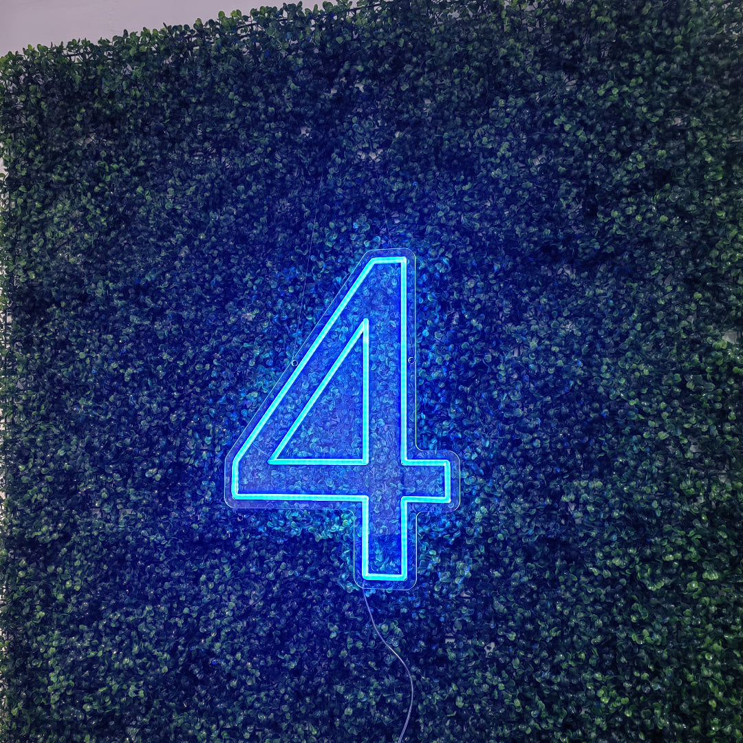 Number Neon Sign