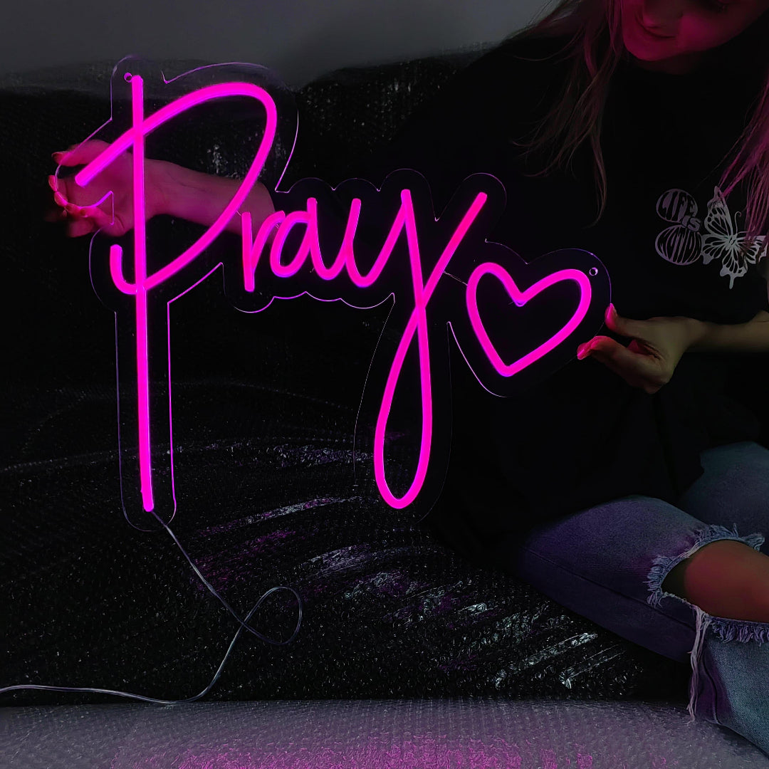 Pray Neon Sign