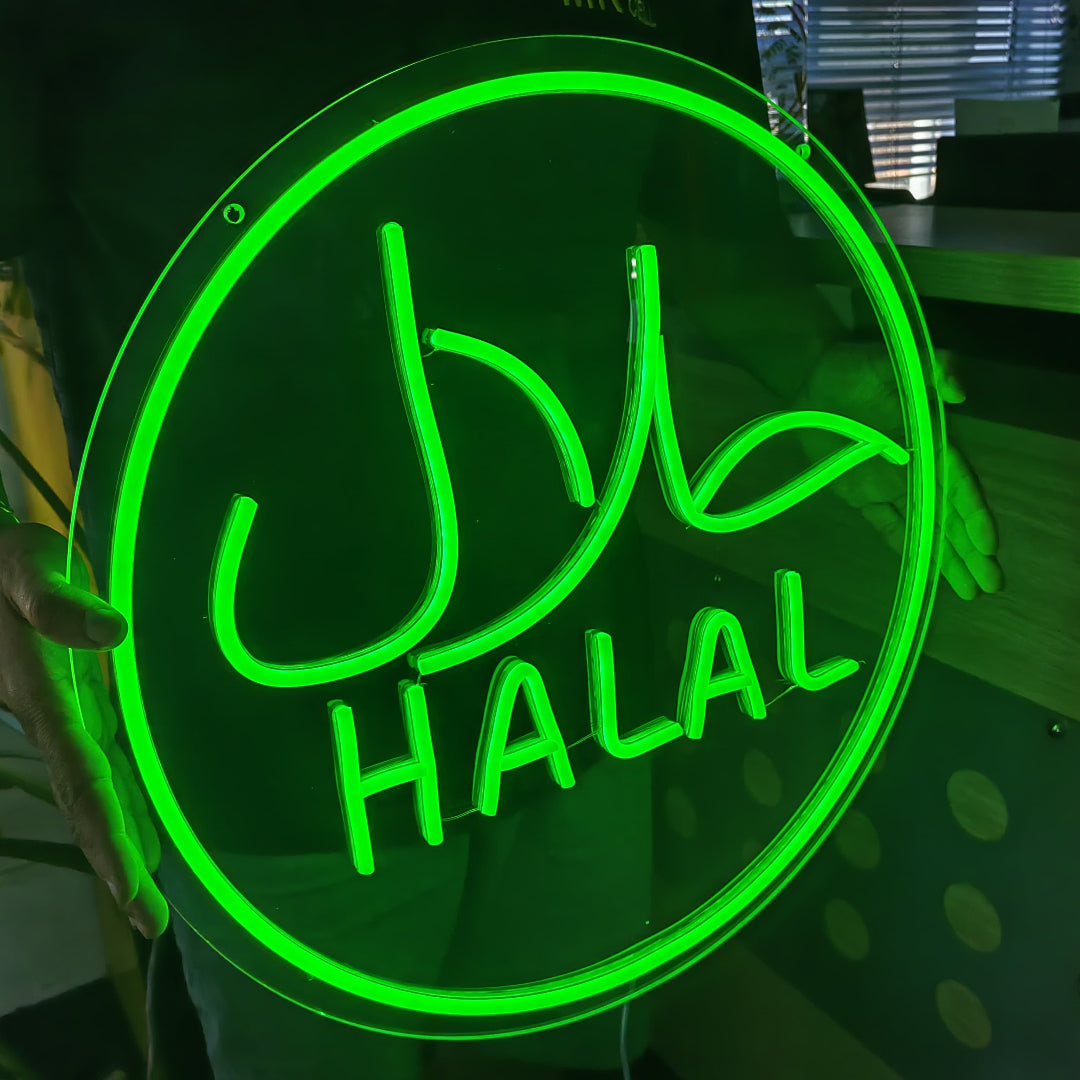 Halal Neon Sign