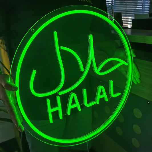 Halal Neon Sign